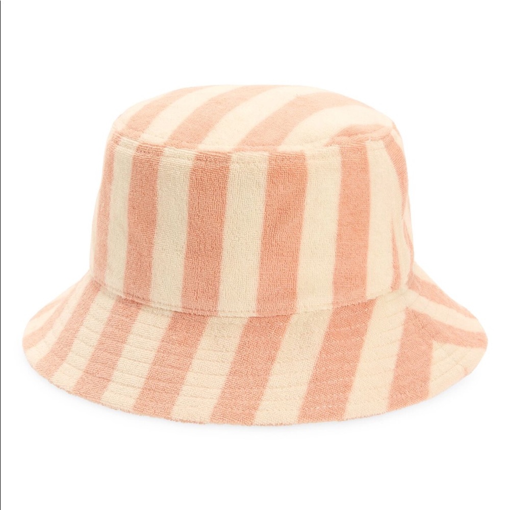 Madewell Striped Terry Cloth Bucket Hat